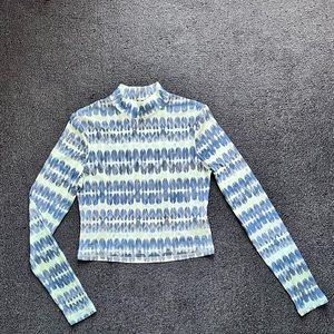 Tally Weijl Neck Mesh Top